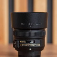 Nikon Nikkor AF-S 50mm F/1.8 G , снимка 1 - Обективи и филтри - 43965170