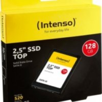 Нов SSD 128GB Intenso Top 2.5" SATA 3 - твърд диск, запечатан, снимка 2 - Твърди дискове - 32400559