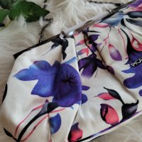 Дамска чанта с флорални мотиви , снимка 3 - Чанти - 43060073