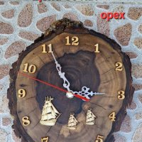 Часовници от дърво, снимка 11 - Стенни часовници - 42968778