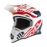 Каска O'NEAL 2SERIES SPYDE 2.0 WHITE/BLUE/RED, снимка 1 - Аксесоари и консумативи - 24273412