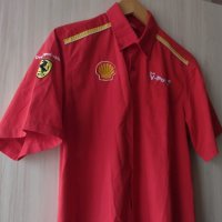Ferrari Shell V Power - мъжка риза, снимка 1 - Ризи - 39313841