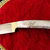 Нож каракулак 38 см.,ятаган,еленов рог. , снимка 4 - Ножове - 36918186
