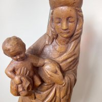 Статуя Богородица с Младенеца, снимка 2 - Статуетки - 39537825