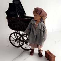 Ретро количка за кукли детска количка за кукли Антична количка за кукли Антична количка за кукли , снимка 7 - Антикварни и старинни предмети - 43069762