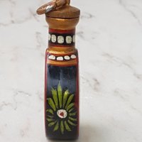 Старинна малка метална бутилка, снимка 4 - Антикварни и старинни предмети - 43143187