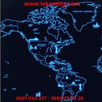 Светеща скреч карта на света Travel Life    1503, снимка 2 - Други стоки за дома - 26867073