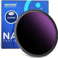 Нов NEEWER 77mm ND100000 Филтър за Фотография HD Стъкло, снимка 1 - Чанти, стативи, аксесоари - 43557112