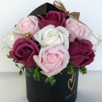 Букет от ароматни сапунени рози, снимка 18 - Подаръци за рожден ден - 39571142