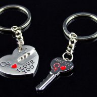   Ключодържатели за влюбени ключодържател "I love you" романтичен подарък, снимка 2 - Други - 27599528