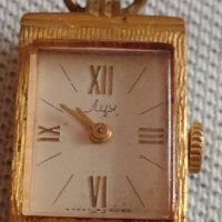 Стар механичен дамски часовник Луч СССР с позлатена рамка за КОЛЕКЦИЯ 41988, снимка 2 - Други ценни предмети - 43905385