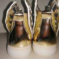 Детски кецове в златисто размер 21, снимка 8 - Детски обувки - 32482502