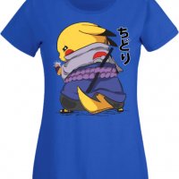 Дамска тениска Naruto Pikachu Sasuke,Анимация,игра,Празник,Повод., снимка 5 - Тениски - 37945957