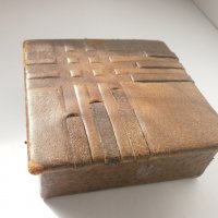 Стара Кожена  Кутия  за Бижута - № 2, снимка 1 - Колекции - 34686968