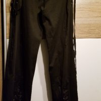 Панталон с катарами и връзки тип корсет, снимка 1 - Панталони - 35174114