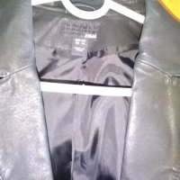 черно сако от еко кожа H&M, снимка 2 - Сака - 27593322