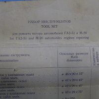 Комплект инструменти за ремонт ГАЗ-51 и М-20, снимка 5 - Куфари с инструменти - 32821248