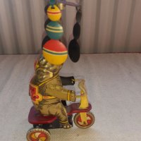 Рядка тенекиена играчка слон на триколка, снимка 1 - Колекции - 37129207