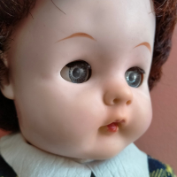 Стара оригинална кукла MMM-Puppe Germany 1960 38 см, снимка 1 - Колекции - 44928314