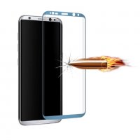 Стъклен протектор за Samsung Galaxy S8+  S8 Plus G955 FullFace син Blue скрийн протектор, снимка 2 - Фолия, протектори - 19503609