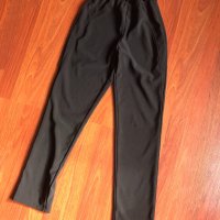 Черен еластичен дамски панталон, снимка 1 - Панталони - 34731792