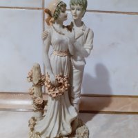 Страхотна красива статуетка влюбени, снимка 1 - Антикварни и старинни предмети - 43490542