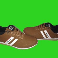 Спортни обувки за мъже в кафяв цвят с бял акцент, снимка 5 - Маратонки - 43267746