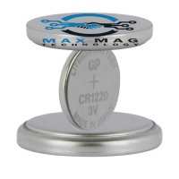 GP Бутонна батерия CR1220 Button cell Lithium 36 mAh 3 V (5 бр.), снимка 2 - Друга електроника - 43147746