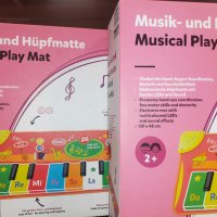 Музикално килимче за скачане с 20 мелодии и светлини , Детско музикално килимче розово, снимка 3 - Музикални играчки - 43115354