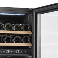 Двузонов хладилник за вино 24 бутилки / 60 литра AD 8080, снимка 4 - Хладилници - 34960220