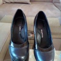 Елегантни дамски обувки естествена кожа и естествен лак, снимка 1 - Дамски елегантни обувки - 26682954