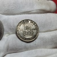 Лот Монети Великобритания сребро , снимка 4 - Нумизматика и бонистика - 40847219
