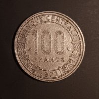 100 франка Народна република Конго 100  CFA francs, снимка 1 - Нумизматика и бонистика - 43159126