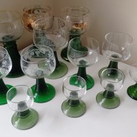 Ретро кристални чаши за вино, снимка 1 - Други ценни предмети - 35532610