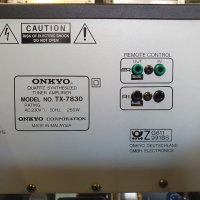Ресийвър Onkyo TX-7830 В отлично техническо и визуално състояние., снимка 11 - Ресийвъри, усилватели, смесителни пултове - 42936646