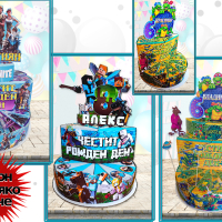 Картонени торти и парти артикули за момчета-авторски дизайн,фотопечат, снимка 5 - Подаръци за рожден ден - 44866479