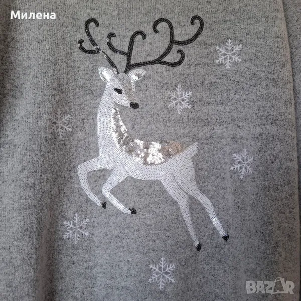 Дамски Коледен пуловер Reserved с етикет - L, снимка 1