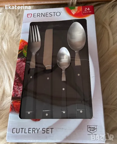 Комплект прибори за хранене за 6 души, снимка 1
