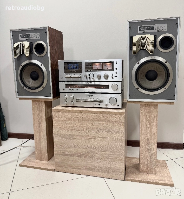 🔊Колекционерска ретро аудио система - сет LUXMAN - усилвател L-4, дек K-5 и тунер T-1 + тонколони J, снимка 1
