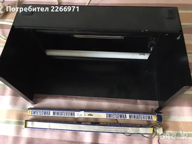 Апарат тестер за фалшиви банкноти с две резервни лампи, снимка 1