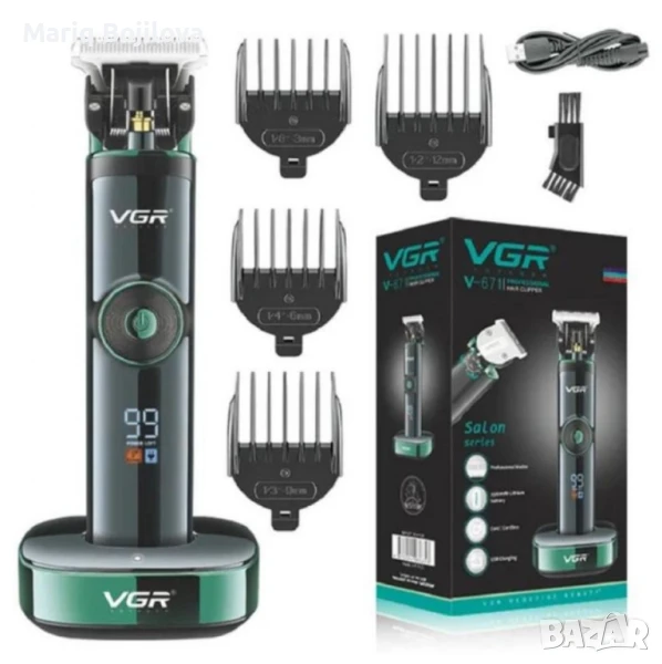 Безжична машинка за подстригване VGR V-671 , снимка 1