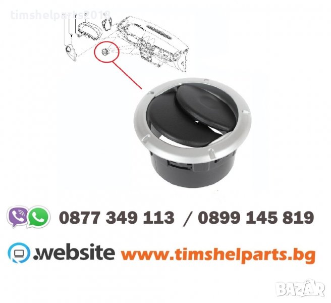 Решетка за вентилатор на парно за Renault Master, Nissan Interstar, Opel Movano 2010-, снимка 1