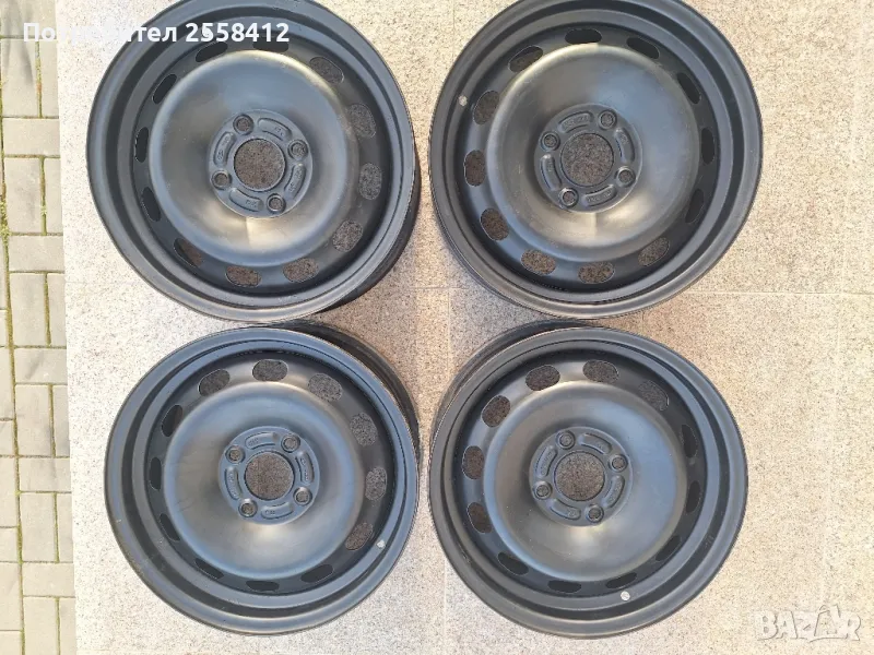 15" метални джанти за Форд Фиеста 2016г., снимка 1