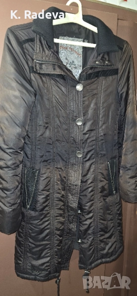 Кафяво зимно яке, дълго., снимка 1