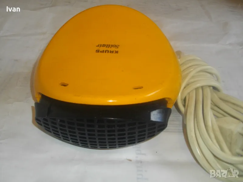 KRUP SOLITAR 400W НОВА НЕМСКА МАЛКА МИНИ ТУРИСТИЧЕСКА ЕЛЕКТРИЧЕСКА ПЕЧКА СЕШОАР 2 СТЕПЕНИ ИКОНОМИЧНА, снимка 1