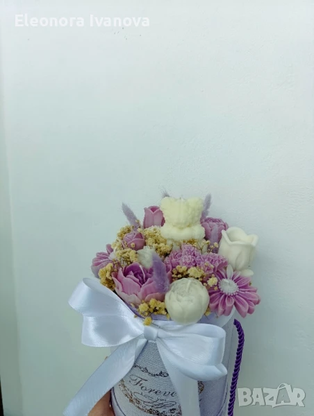 Букет от ароматни соеви свещи, снимка 1