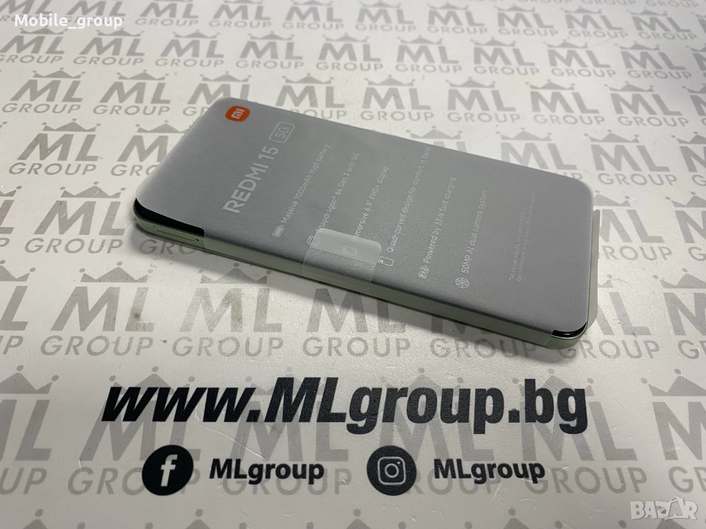 #MLgroup предлага Xiaomi Redmi 15 5G 128GB / 4GB RAM Green, нов., снимка 1