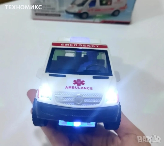 Линейка играчка със звуци и мигащи светлини Bump & Go, снимка 1