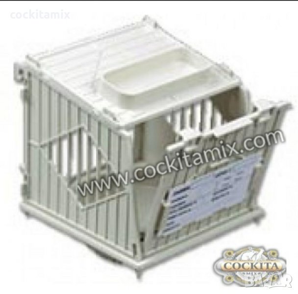 Външно гнездо за канари пластмасово 100мм - 1бр, снимка 1