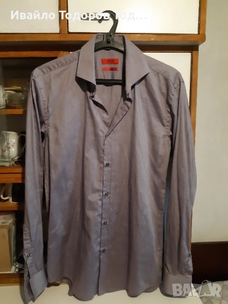 Мъжка бутикова риза с дълъг ръкав Hugo Boss , снимка 1